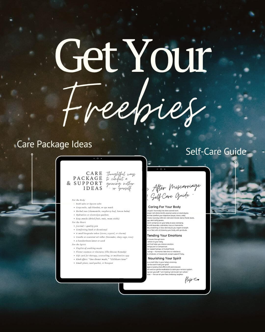 Freebie Library for Maxon Made includes Self-Care Guides, Care Package Ideas, Recipe e-books, and Free Printable