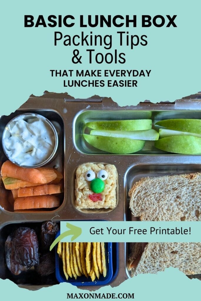 How To Make Balanced School Lunches Every Day (Free Printable!)
