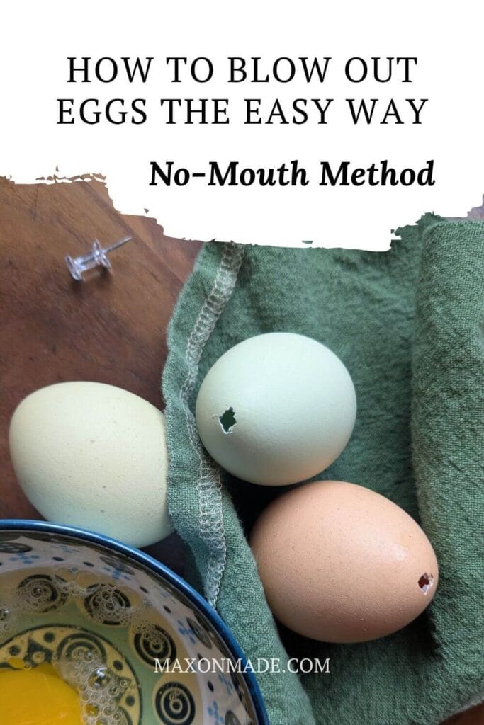 How to Blow Out Eggs (Easy, No-Mouth Method for Decorating)