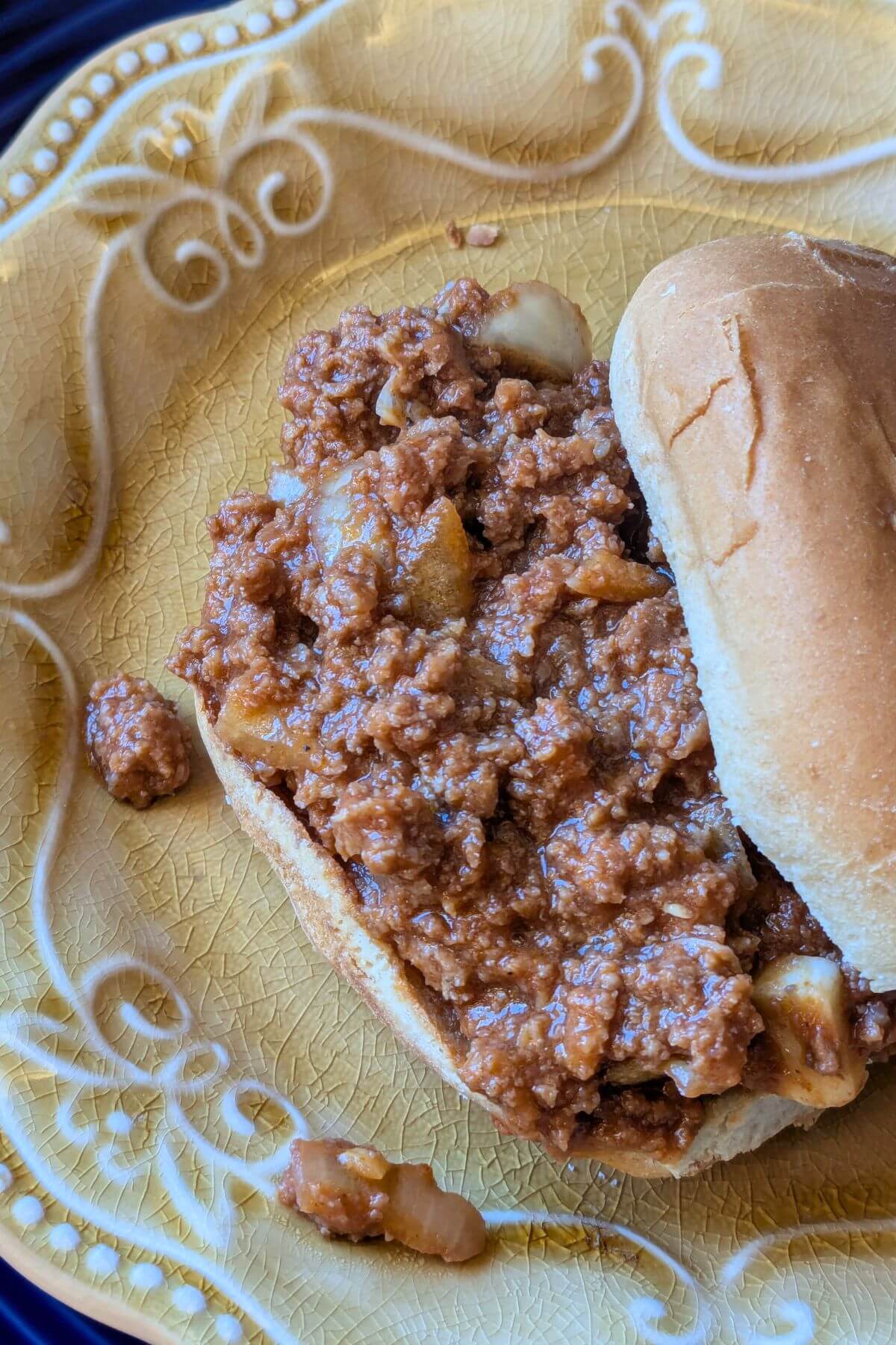 homemade tavern sandwich served on a bun