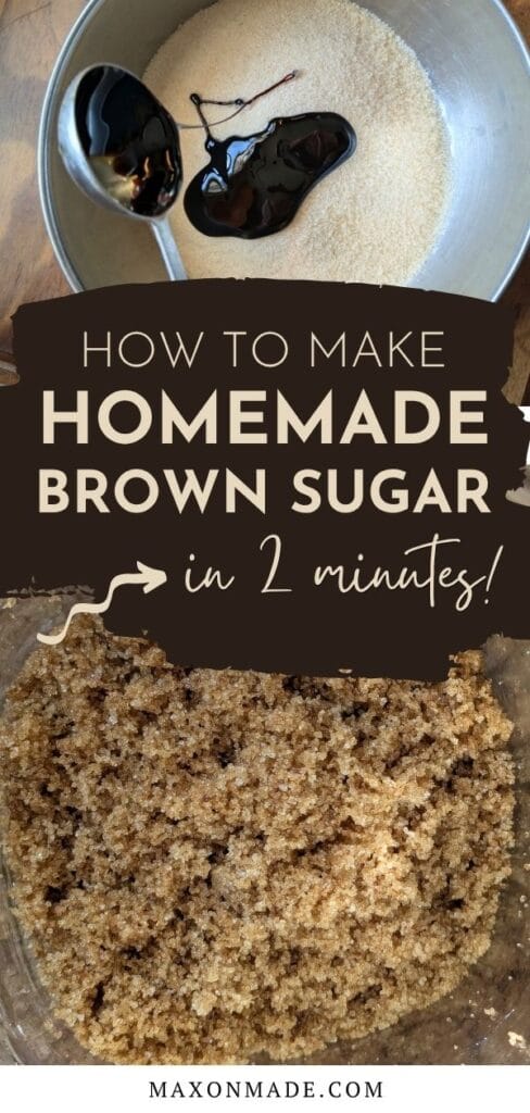 Homemade Brown Sugar: How to Make Light or Dark Brown Sugar in 2 Minutes