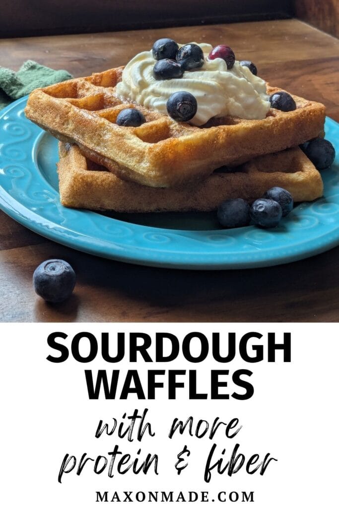 Sourdough Waffles: How to Add More Fiber & Protein